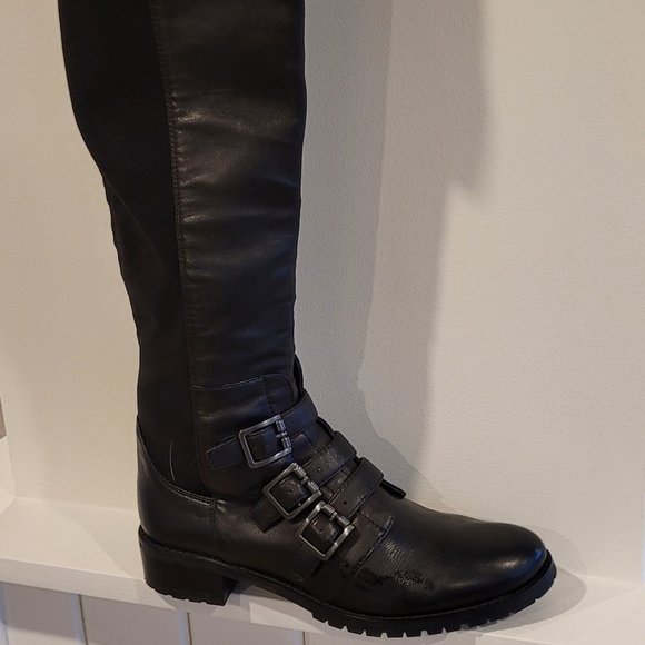 VINCE CAMUTO, New Leather boots, black, US 8 - Picture 3 of 12